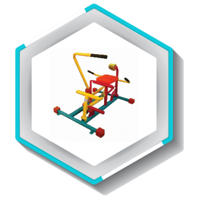 รหัสสินค้า A-56 | เครื่องนวดหลัง ออกกำลังแขนและออกกำลังขาแบบถีบ 2 ระบบ