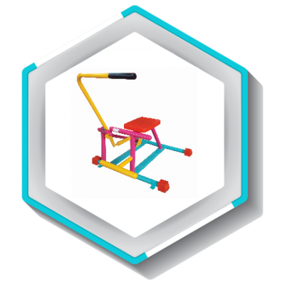 รหัสสินค้า A-58 | เครื่องออกกำลังกายแขน ลดหน้าท้อง เบาะสั้น