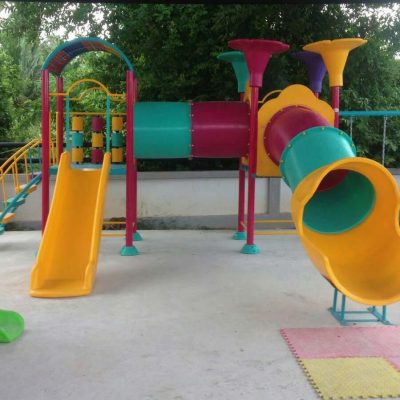 >>FGS0012<<ชุดหอคอยสายรุ้งกับอุโมงค์หรรษา ขนาด 220*450*260 ซม.