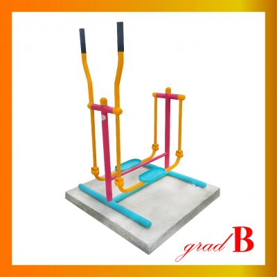 B-03 อุปกรณ์บริหารสะโพก หัวไหล่ แบบโยกเดินสลับเท้า