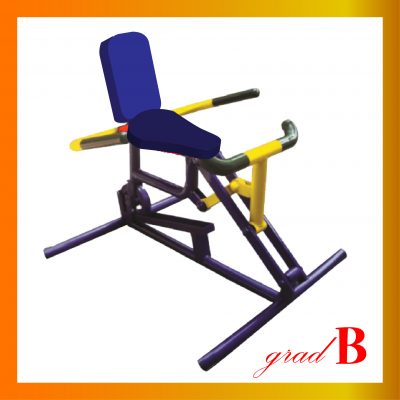 อุปกรณ์บริหารขา หน้าท้อง แบบถีบล้อยาง