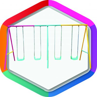 ชิงช้าโซ่แกว่ง4ที่