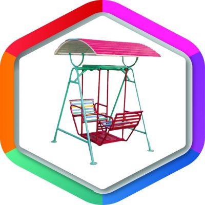 ♥KRP-A027♥ ชิงช้าหันหน้าชนกันมีหลังคา